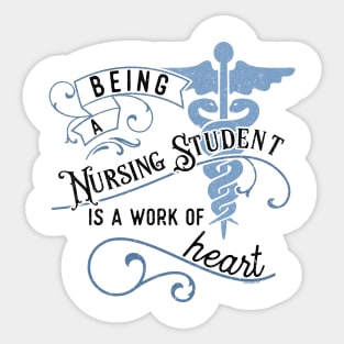 Funny Nursing Student Nurse Gift Idea Sticker